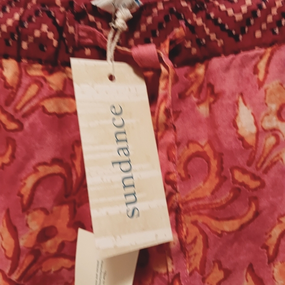 Sundance| Leia Cotton Shorts Womens Large Casual Relaxed Beach Artsy Fair - Picture 2 of 10